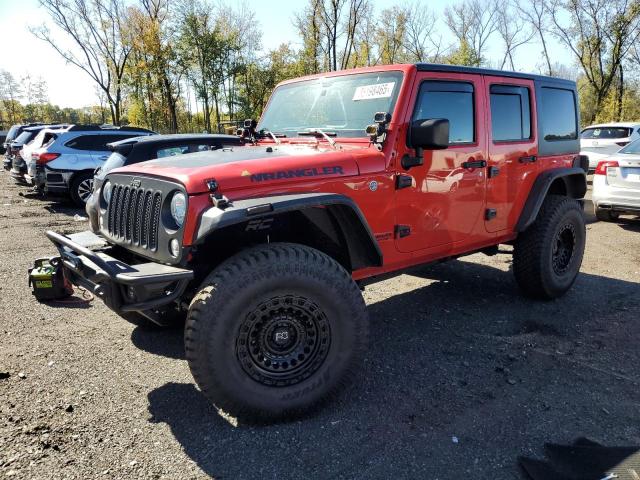 Parquets JEEP WRANGLER 2017 Czerwony
