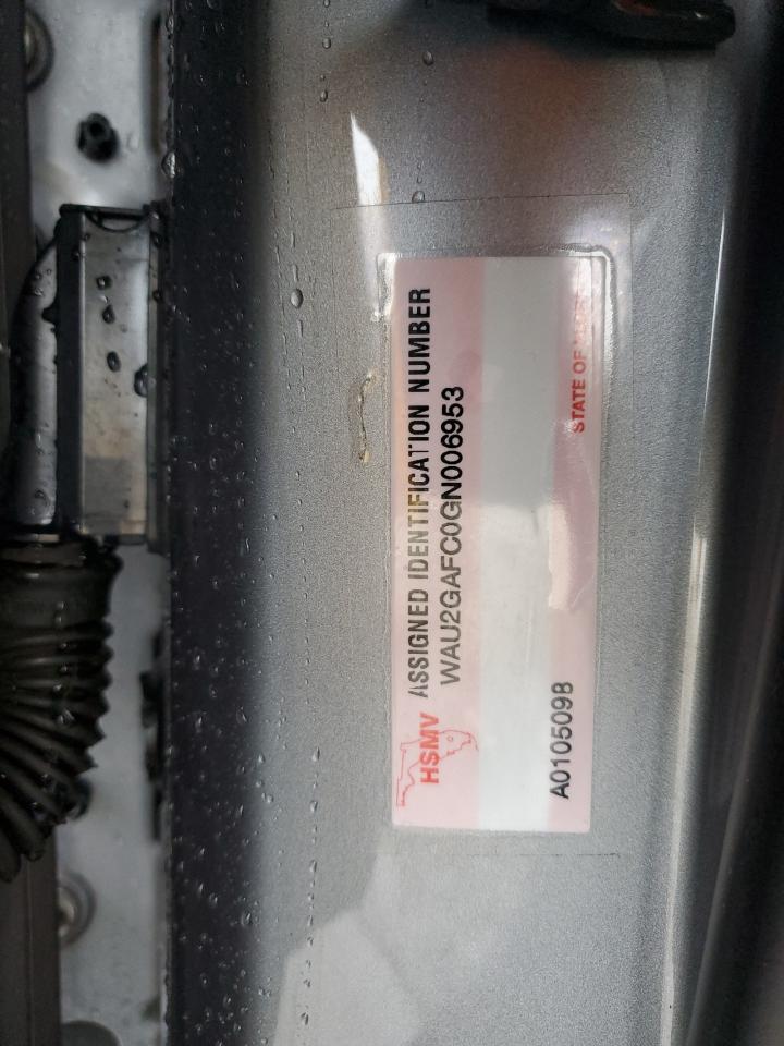 2016 Audi A7 Prestige VIN: WAU2GAFC0GN006953 Lot: 90141015