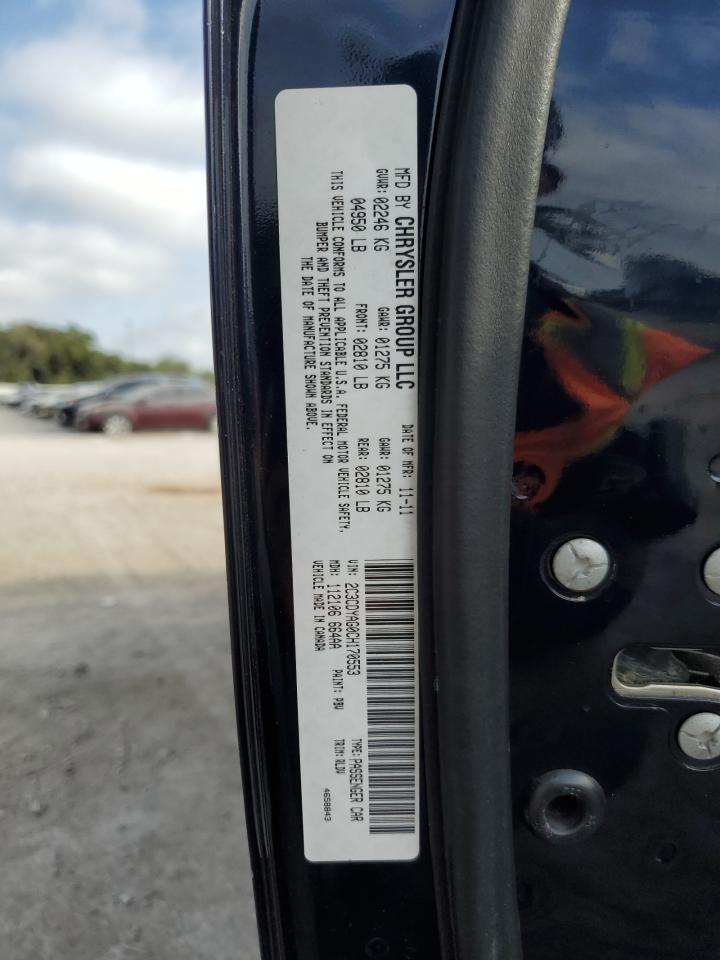 2012 Dodge Challenger Sxt VIN: 2C3CDYAG0CH170553 Lot: 85912235