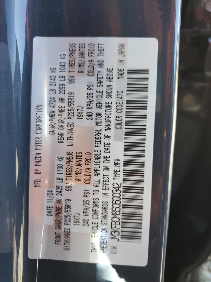 2025 Mazda Cx-5 Preferred VIN: JM3KFBCM8S0600342 Lot: 82285225