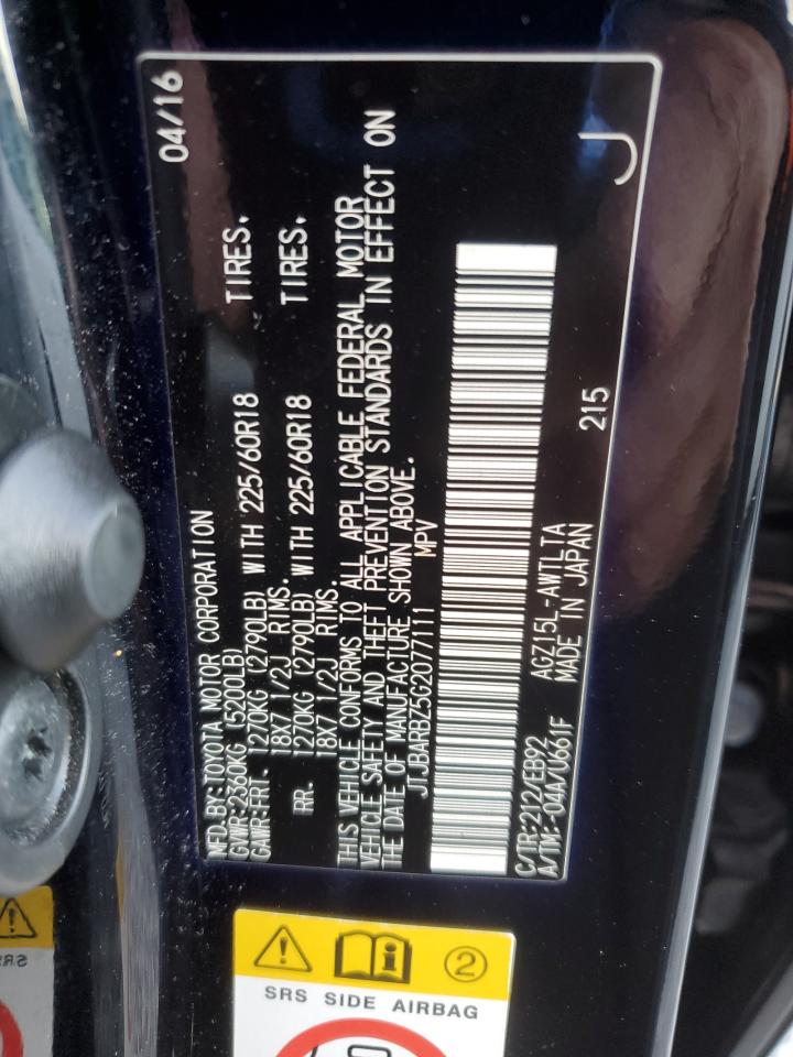 2016 Lexus Nx 200T Base VIN: JTJBARBZ5G2077111 Lot: 82645515