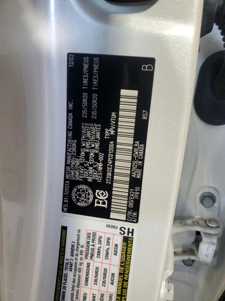 2023 Lexus Nx 350H VIN: 2T2GKCEZ4PC012004 Lot: 89620745