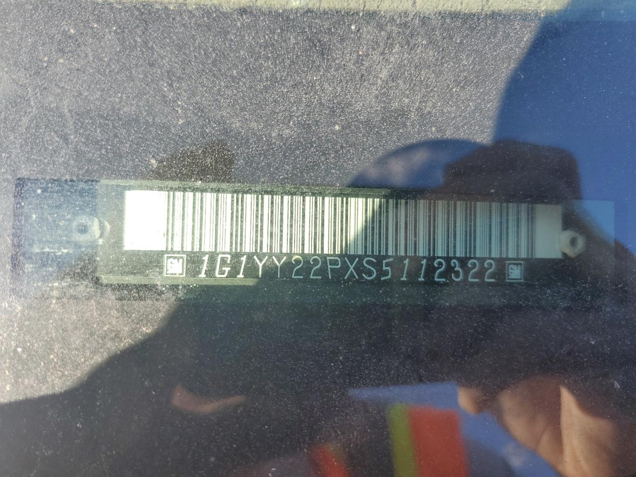 1995 Chevrolet Corvette VIN: 1G1YY22PXS5112322 Lot: 87360485