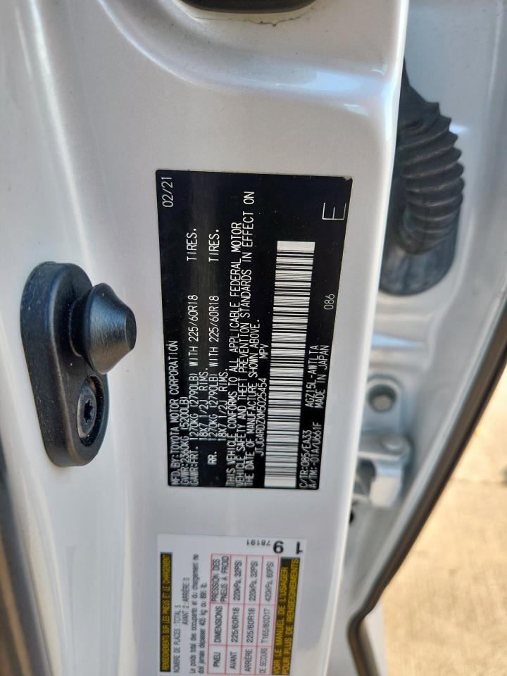 2021 Lexus Nx 300 Base VIN: JTJGARDZXM5025454 Lot: 82476415