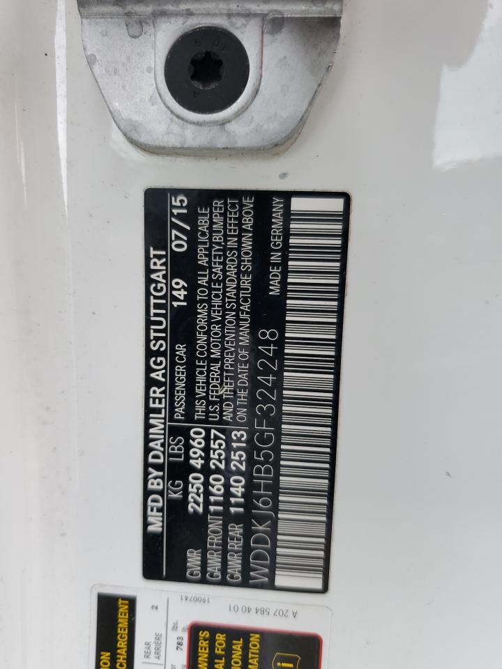 2016 Mercedes-Benz E 400 4Matic VIN: WDDKJ6HB5GF324248 Lot: 81522855