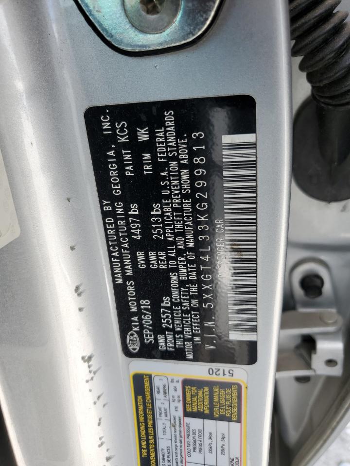 2019 Kia Optima Lx VIN: 5XXGT4L33KG299813 Lot: 82270535