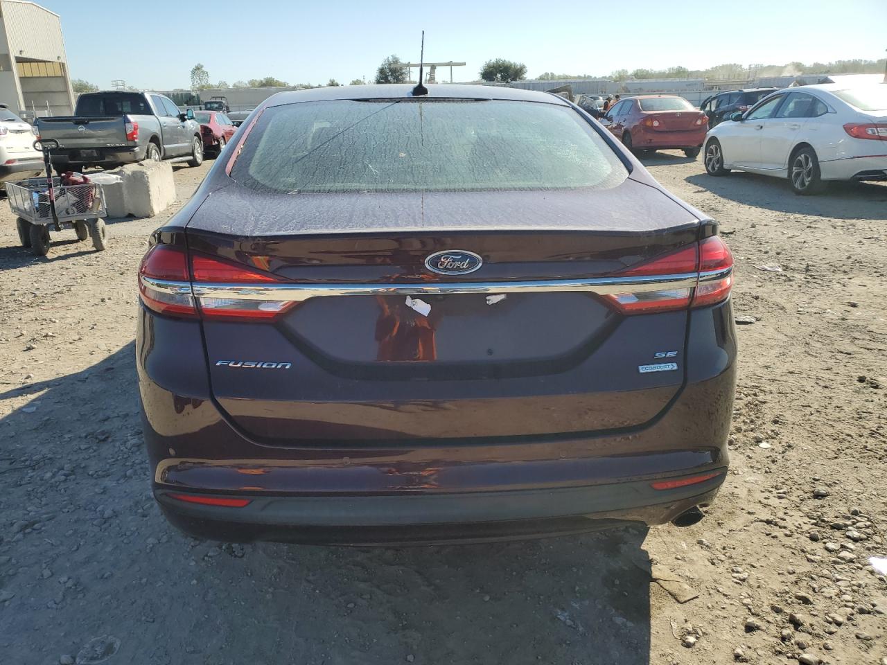 2017 Ford Fusion Se VIN: 3FA6P0HDXHR413476 Lot: 82308505