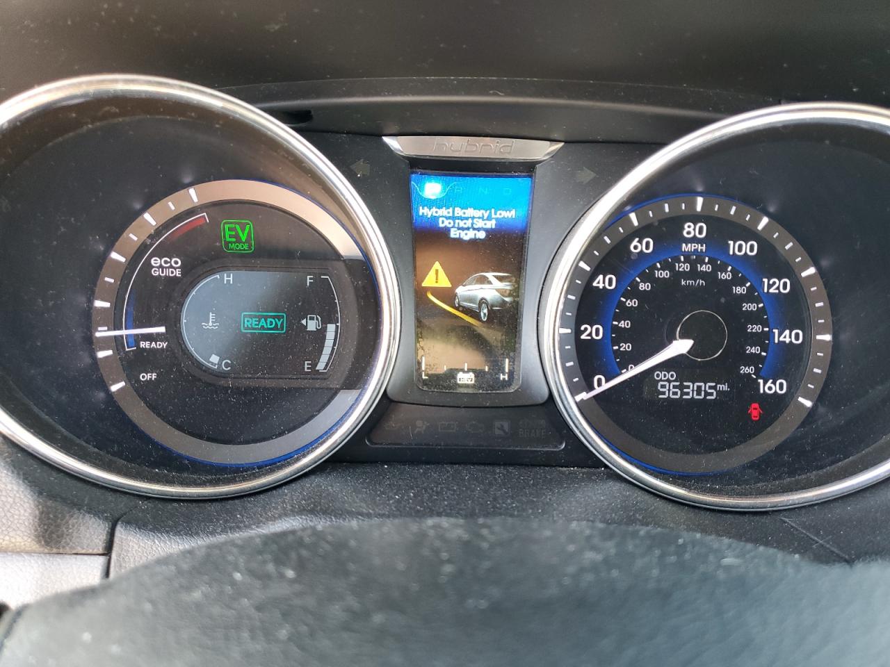 2013 Hyundai Sonata Hybrid VIN: KMHEC4A48DA075725 Lot: 86272685