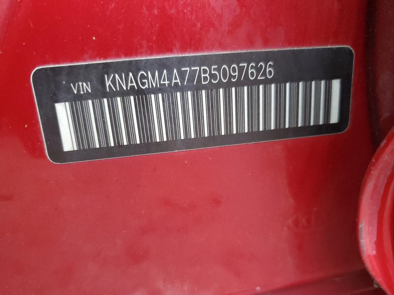 2011 Kia Optima Lx VIN: KNAGM4A77B5097626 Lot: 86127505