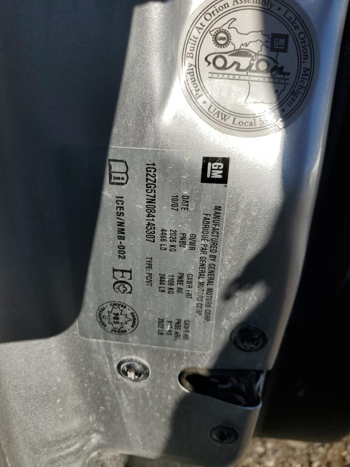 2008 Pontiac G6 Base VIN: 1G2ZG57N084145307 Lot: 89732715