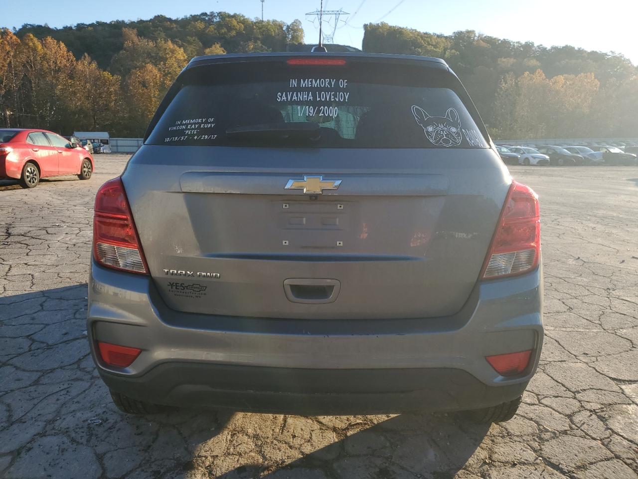 2020 Chevrolet Trax Ls VIN: 3GNCJNSB3LL155582 Lot: 87283335