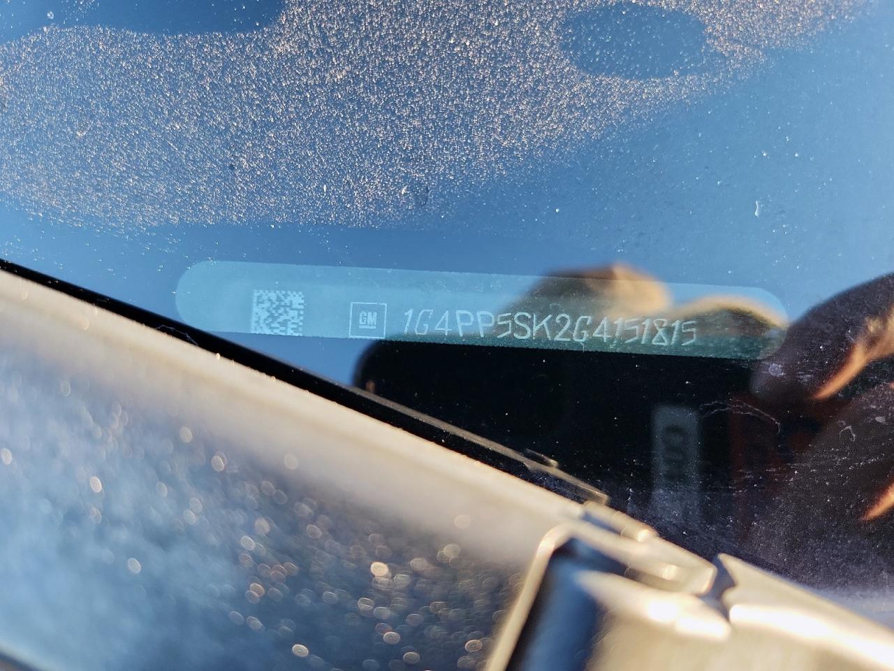 2016 Buick Verano VIN: 1G4PP5SK2G4151815 Lot: 89860705