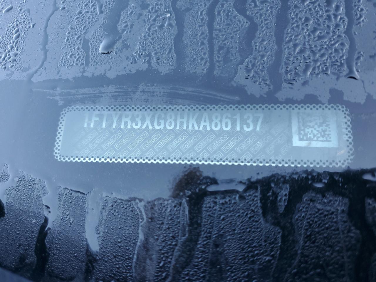 2017 Ford Transit T-250 Delivery Van VIN: 1FTYR3XG8HKA86137 Lot: 90685925