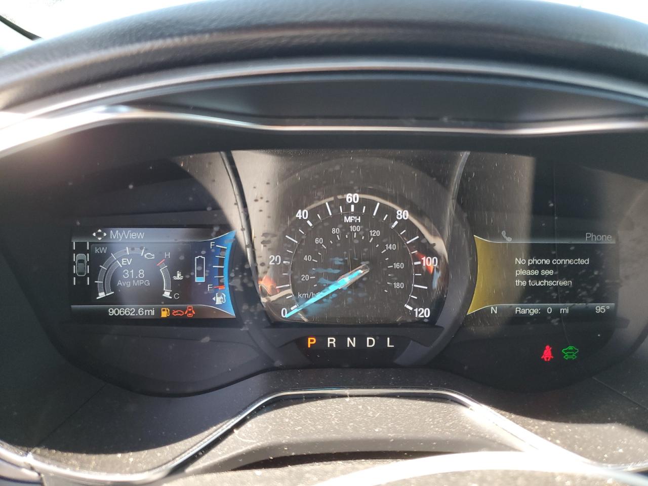 2017 Ford Fusion Se Phev VIN: 3FA6P0PU0HR379470 Lot: 90524305