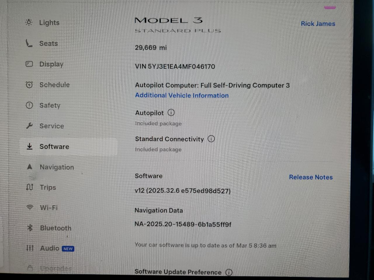 2021 Tesla Model 3 VIN: 5YJ3E1EA4MF046170 Lot: 87115775