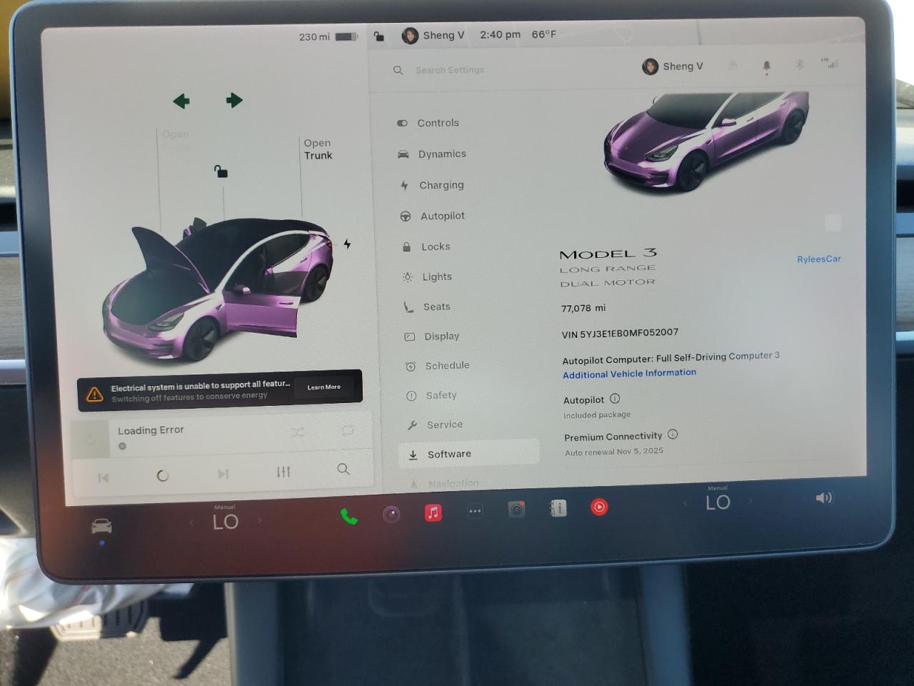 2021 Tesla Model 3 VIN: 5YJ3E1EB0MF052007 Lot: 86529425