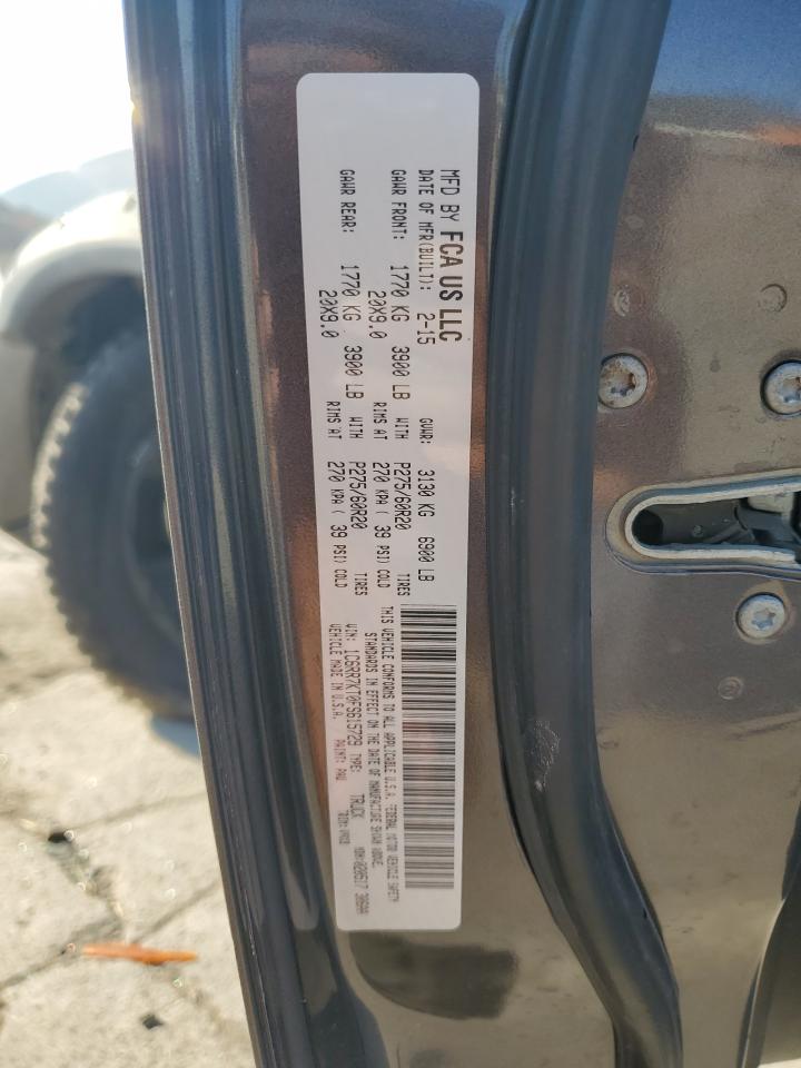 2015 Ram 1500 St VIN: 1C6RR7KT0FS615729 Lot: 86552045