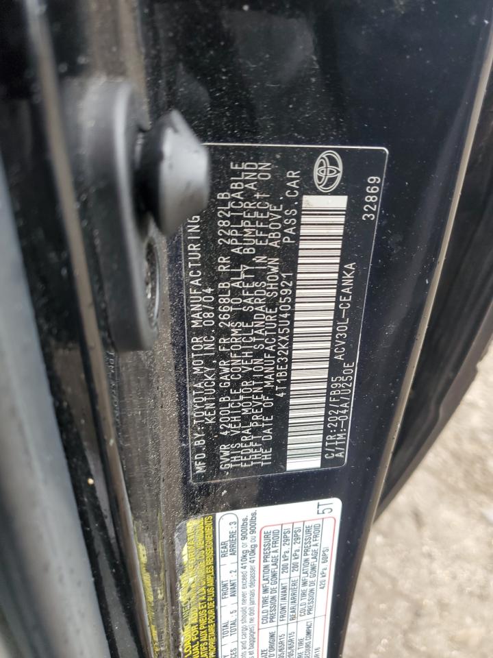 2005 Toyota Camry Le VIN: 4T1BE32KX5U405921 Lot: 82432615