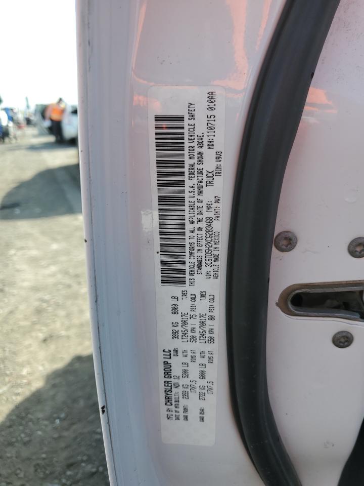 2012 Dodge Ram 2500 St VIN: 3C6TD5H2XCG283468 Lot: 86526515