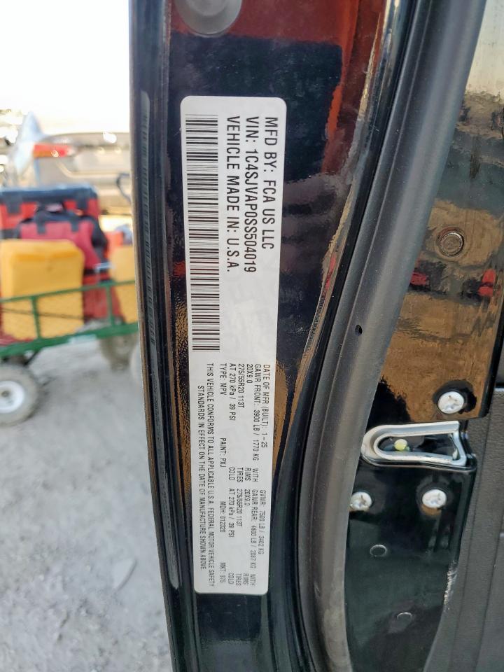 2025 Jeep Wagoneer Series I VIN: 1C4SJVAP0SS504019 Lot: 85857745