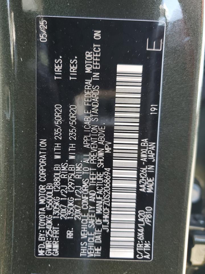 2025 Lexus Nx 450H Luxury VIN: JTJHKCFZ0S2068694 Lot: 85879965