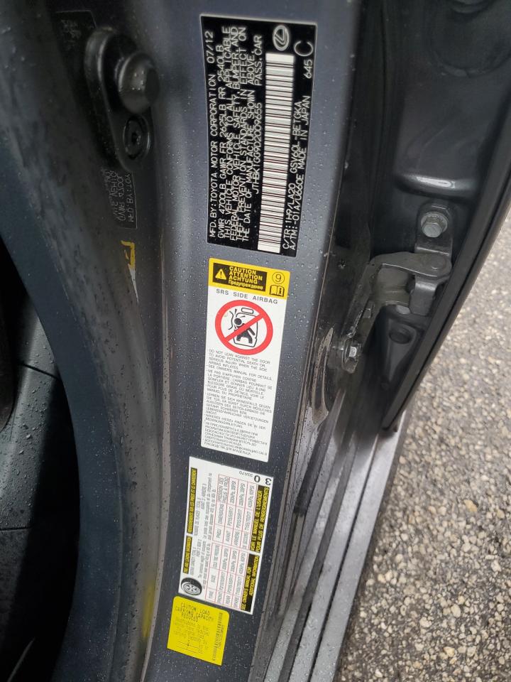 2013 Lexus Es 350 VIN: JTHBK1GG9D2009655 Lot: 82386505