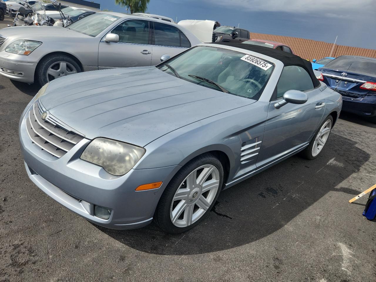 CHRYSLER CROSSFIRE 2005. Lot# 85926575. VIN 1C3AN65LX5X040276. Photo 1