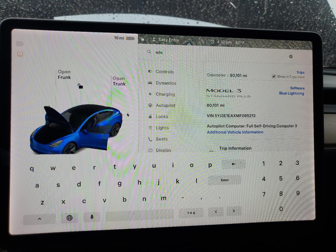 2021 Tesla Model 3 VIN: 5YJ3E1EAXMF095213 Lot: 85760645