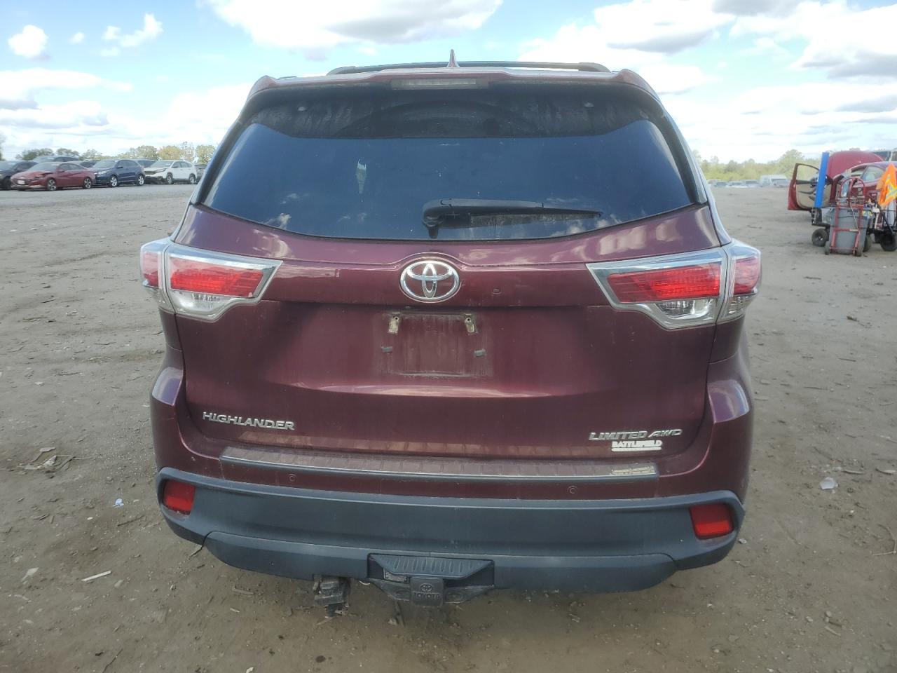 2016 Toyota Highlander Limited VIN: 5TDDKRFH4GS284091 Lot: 85500815