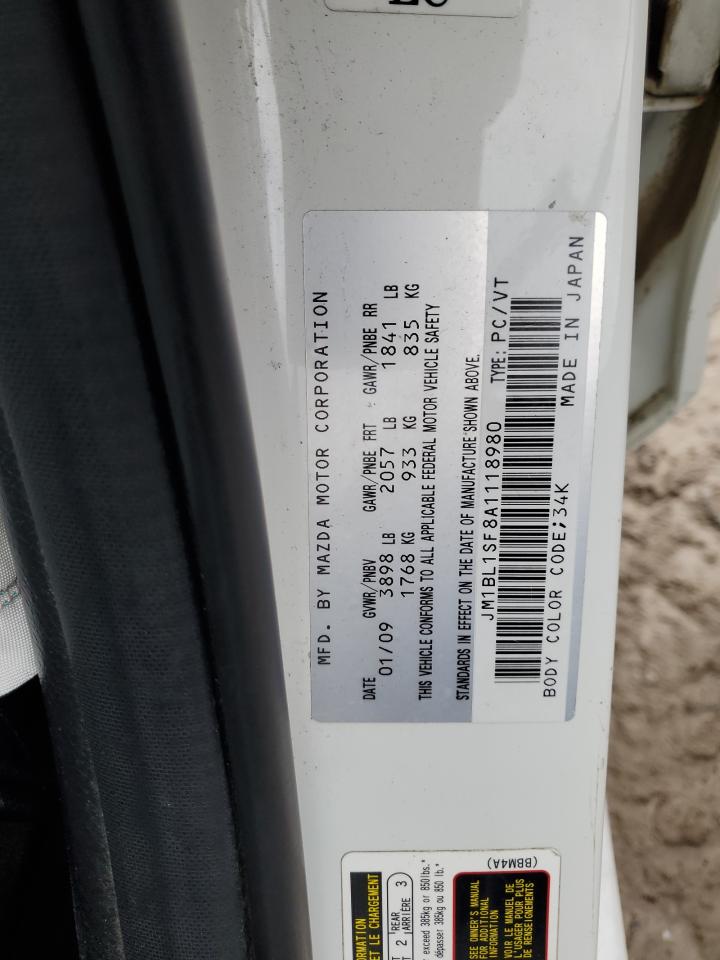 2010 Mazda 3 I VIN: JM1BL1SF8A1118980 Lot: 86544675