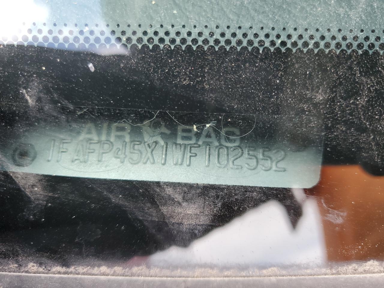 1998 Ford Mustang Gt VIN: 1FAFP45X1WF102552 Lot: 86269765