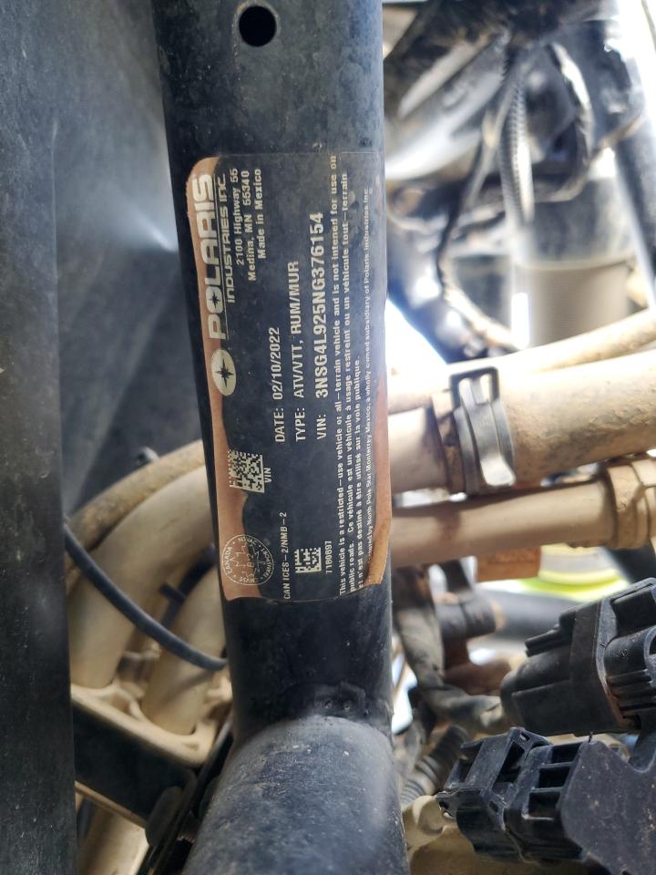 2022 Polaris Rzr Turbo R 4 Ultimate VIN: 3NSG4L925NG376154 Lot: 86268255