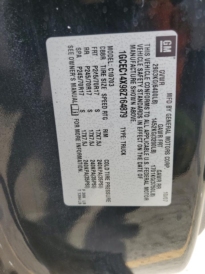 2008 Chevrolet Silverado C1500 VIN: 1GCEC14X98Z164879 Lot: 85941345