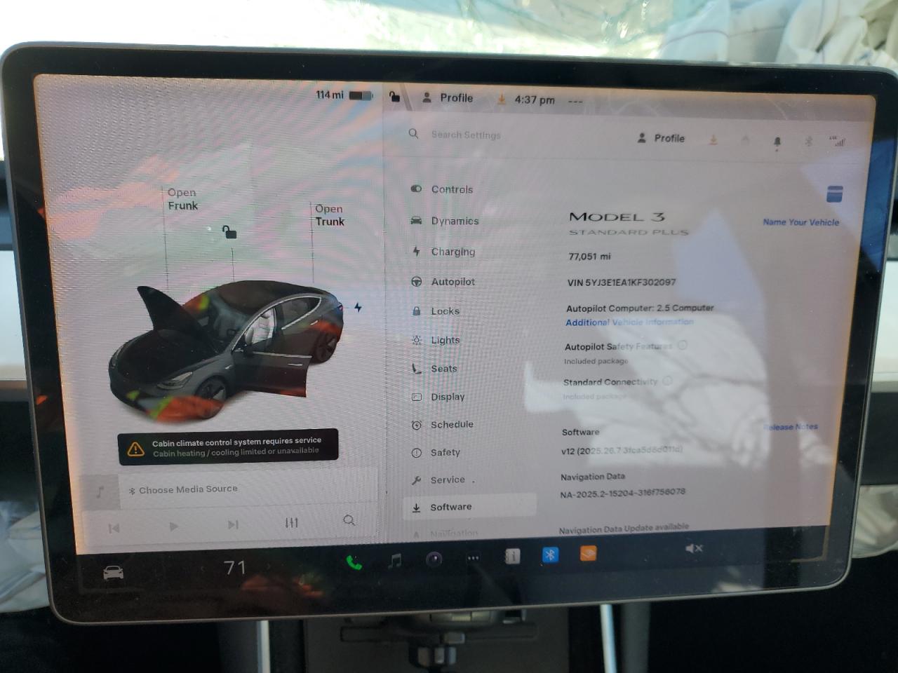 2019 Tesla Model 3 VIN: 5YJ3E1EA1KF302097 Lot: 82733715