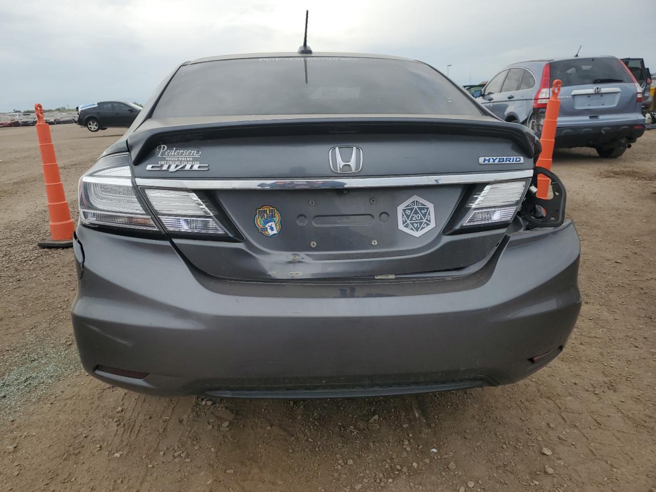 2013 Honda Civic Hybrid VIN: 19XFB4F22DE000177 Lot: 82184615