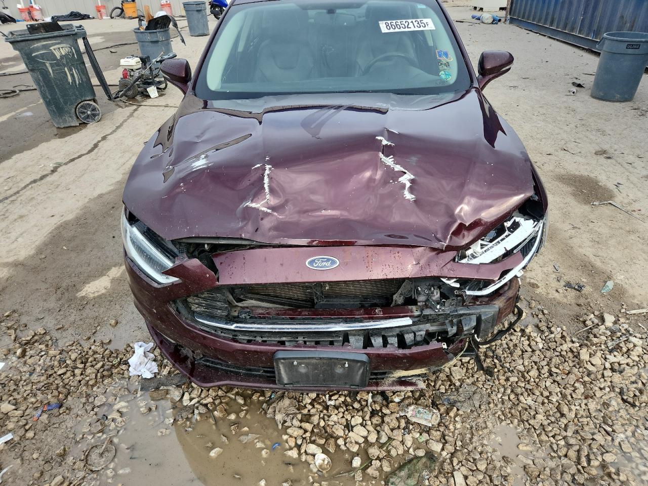 2017 Ford Fusion Titanium Hev VIN: 3FA6P0RU6HR360404 Lot: 86652135