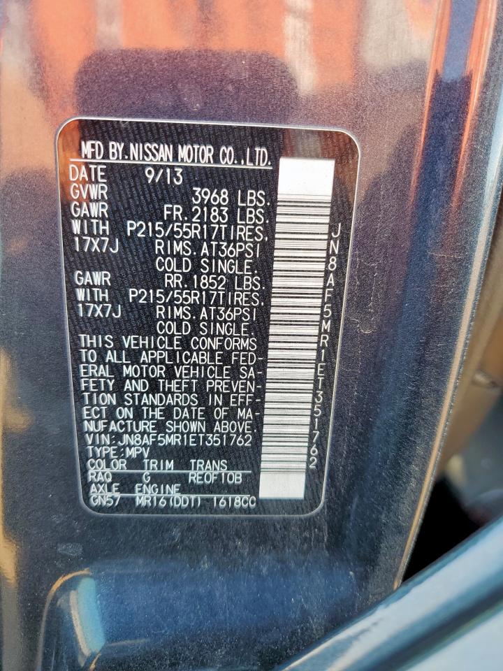 2014 Nissan Juke S VIN: JN8AF5MR1ET351762 Lot: 82463775