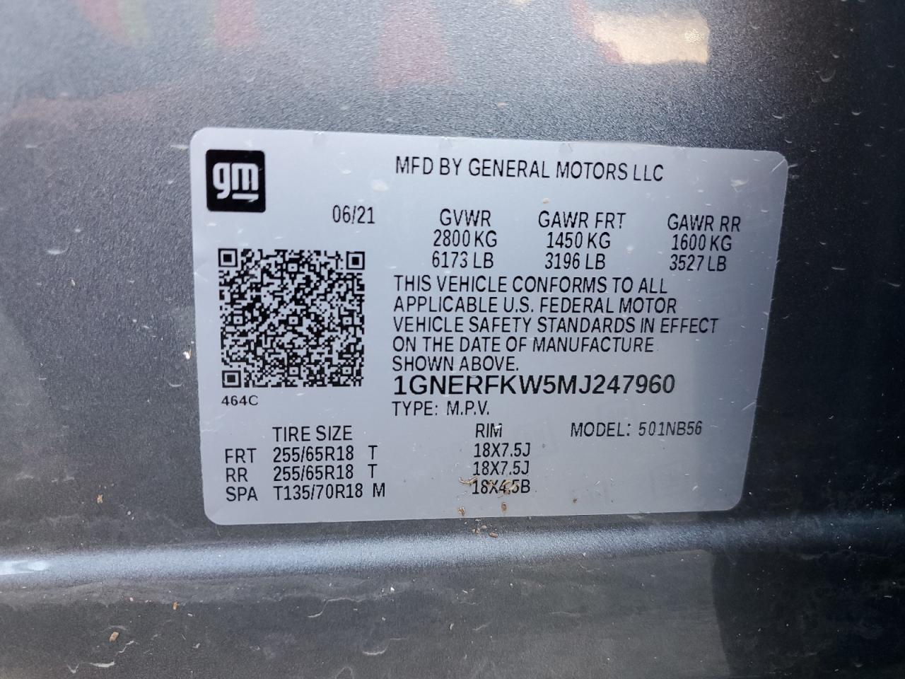 2021 Chevrolet Traverse Ls VIN: 1GNERFKW5MJ247960 Lot: 84956495