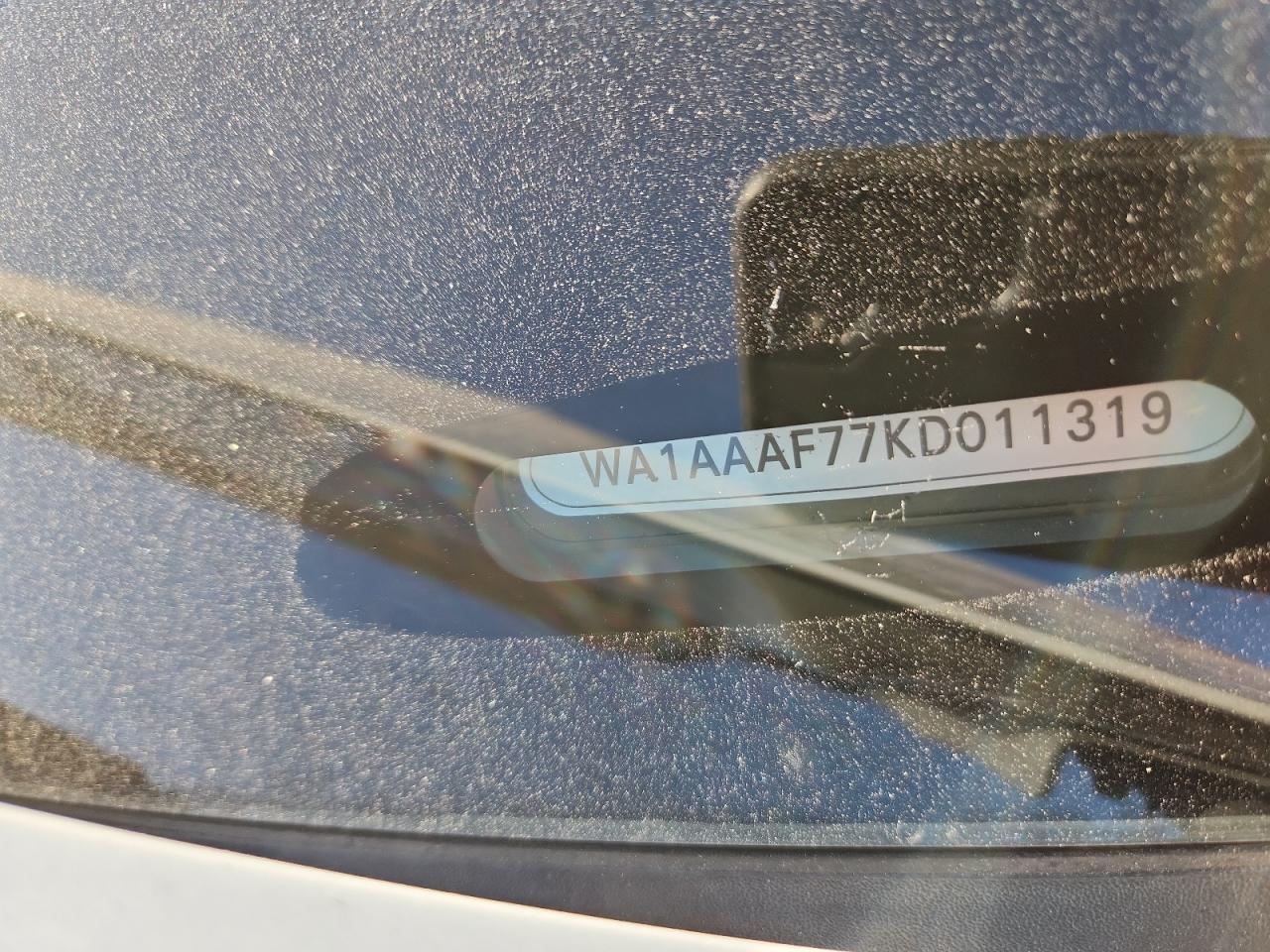 2019 Audi Q7 Premium VIN: WA1AAAF77KD011319 Lot: 90826665