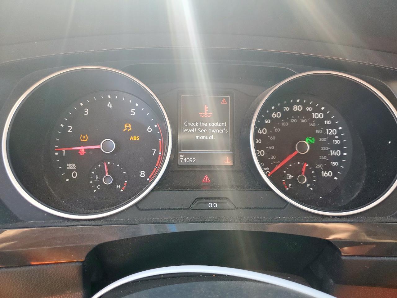 2019 Volkswagen Tiguan S VIN: 3VV1B7AX0KM045525 Lot: 82000865