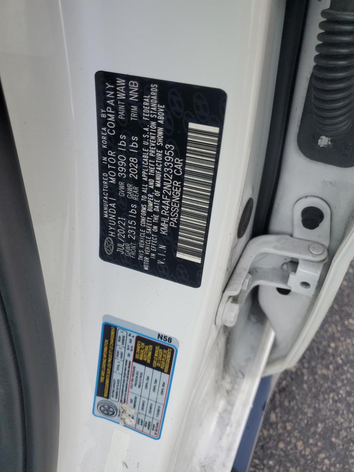2022 Hyundai Elantra N Line VIN: KMHLR4AF2NU233953 Lot: 84788945