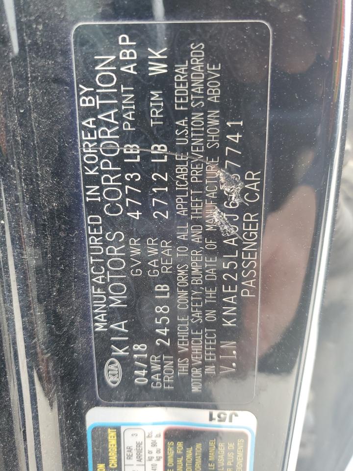 2018 Kia Stinger Premium VIN: KNAE25LA9J6037741 Lot: 89825745