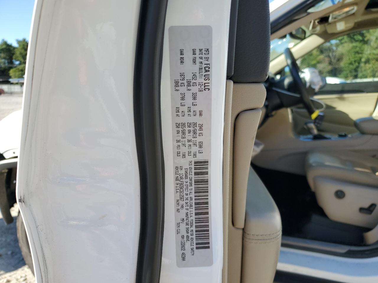 2019 Jeep Grand Cherokee Limited VIN: 1C4RJFBG5KC612567 Lot: 84717425