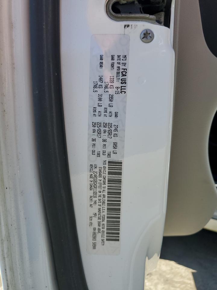 2016 Dodge Grand Caravan Se VIN: 2C4RDGBGXGR116918 Lot: 84472645