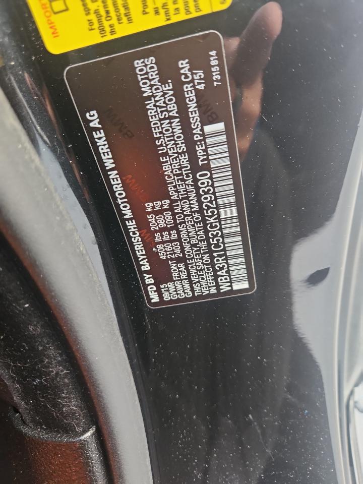 2016 BMW 435 I VIN: WBA3R1C53GK529390 Lot: 85566515