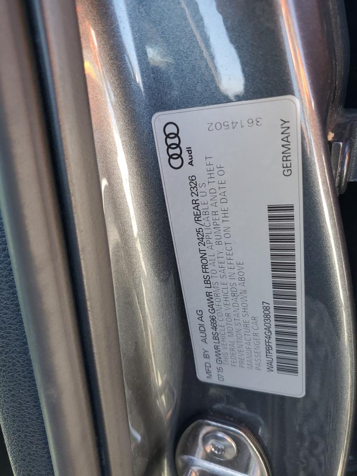 Фото: WAUTPBFF4GA038087