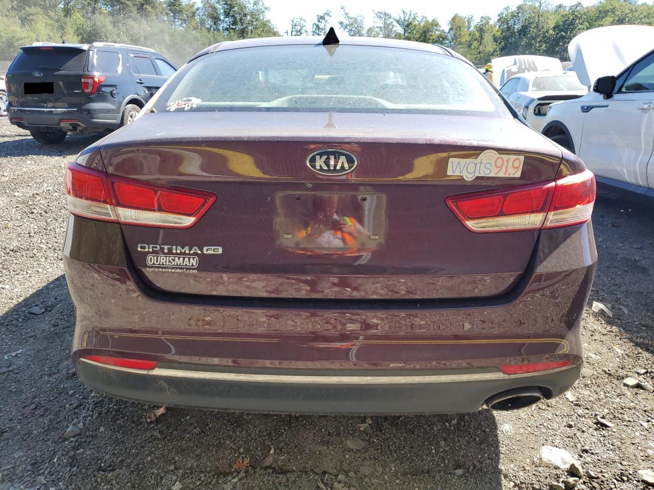 2016 Kia Optima Lx VIN: 5XXGT4L38GG100942 Lot: 82251025