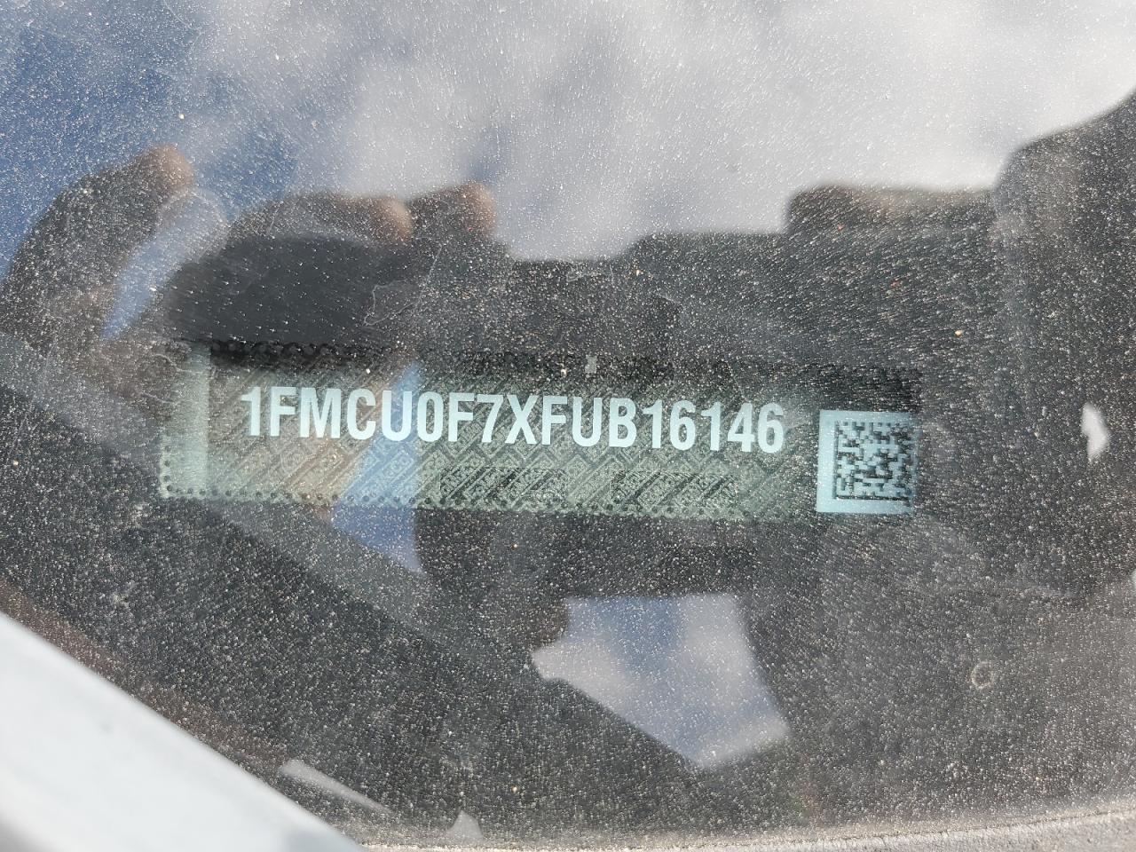 2015 Ford Escape S VIN: 1FMCU0F7XFUB16146 Lot: 82776595