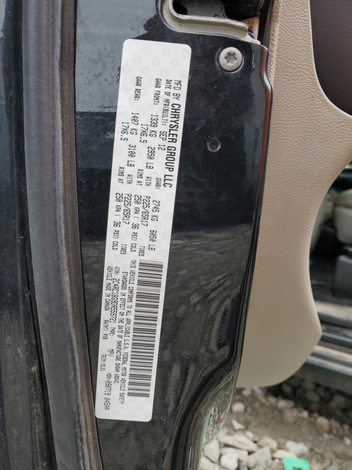 2013 Chrysler Town & Country Touring VIN: 2C4RC1BG9DR559721 Lot: 86301125