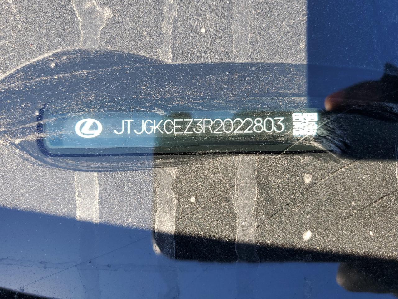 2024 Lexus Nx 350H Base VIN: JTJGKCEZ3R2022803 Lot: 89914585